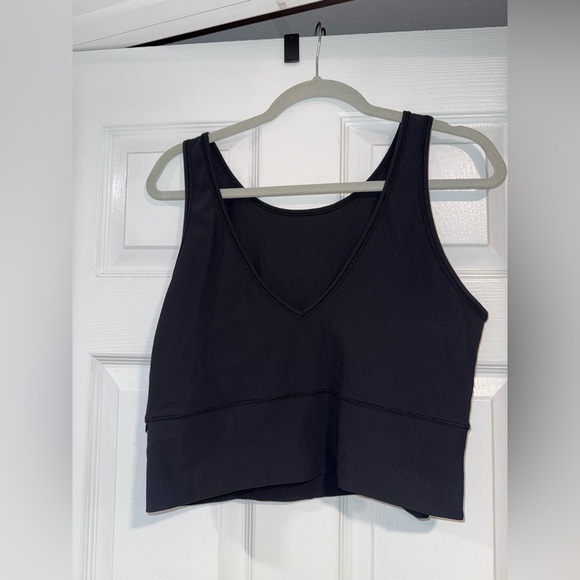 Lululemon Black Ribbed Top - Picture 3 of 3